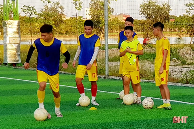 Bóng đá trẻ Hà Tĩnh hướng tới giải thiếu niên - nhi đồng toàn quốc