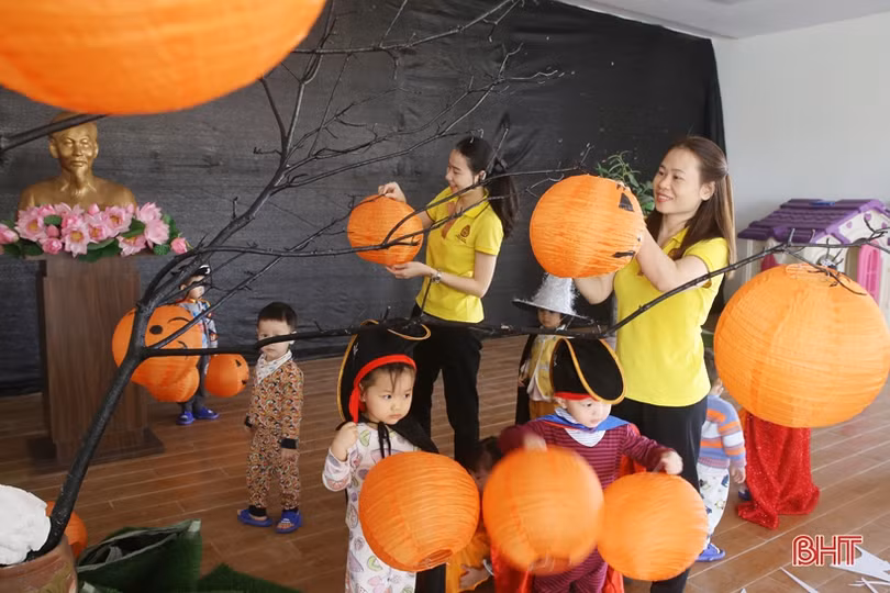 Lễ Halloween nhiều sắc màu của học sinh Hà Tĩnh