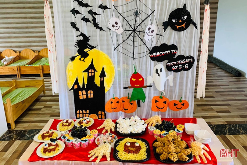 Vui lễ hội Halloween cùng các bé Trường Mầm non Trung Kiên