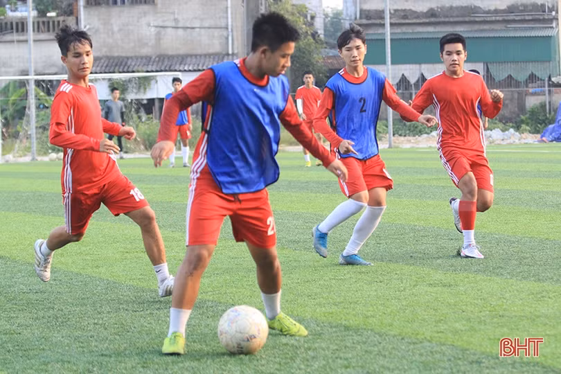 Bóng đá trẻ Hà Tĩnh hướng tới giải thiếu niên - nhi đồng toàn quốc