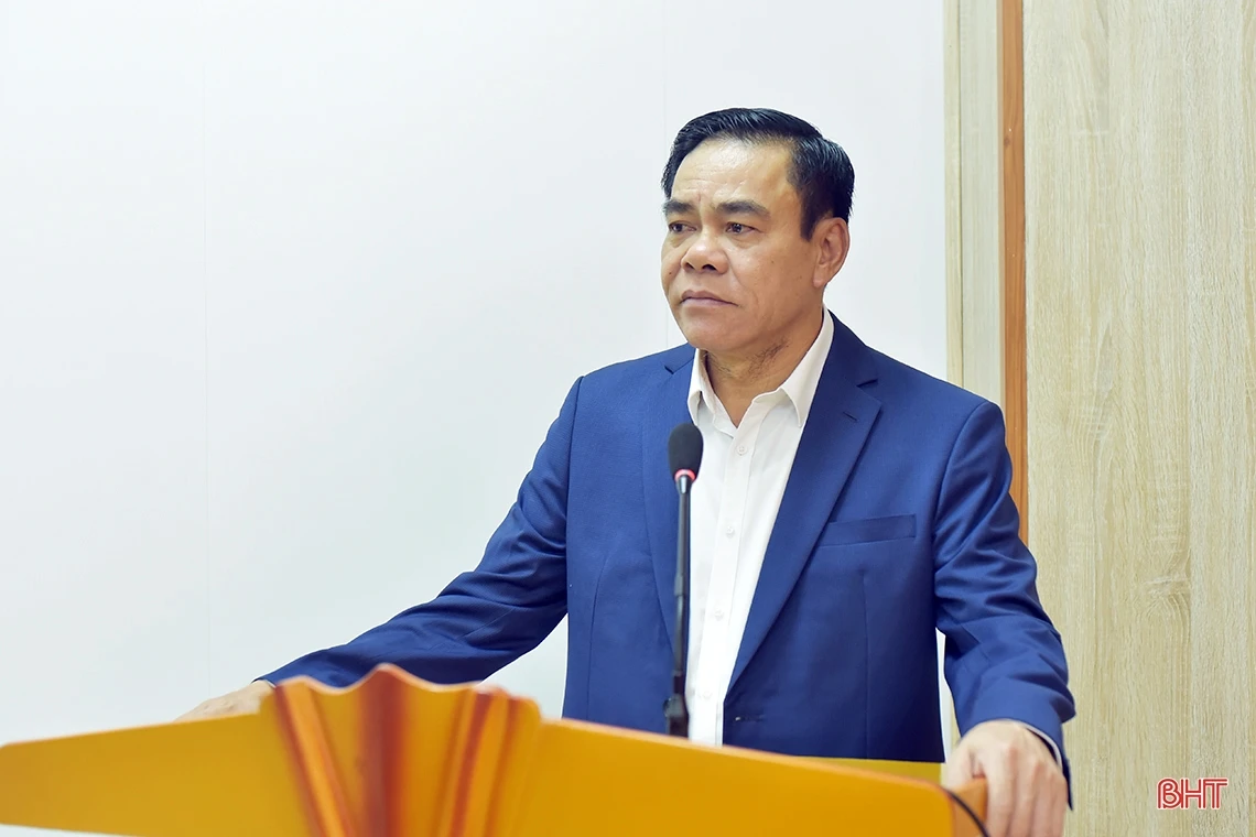 Công bố quyết định bổ nhiệm Giám đốc Sở Xây dựng Hà Tĩnh