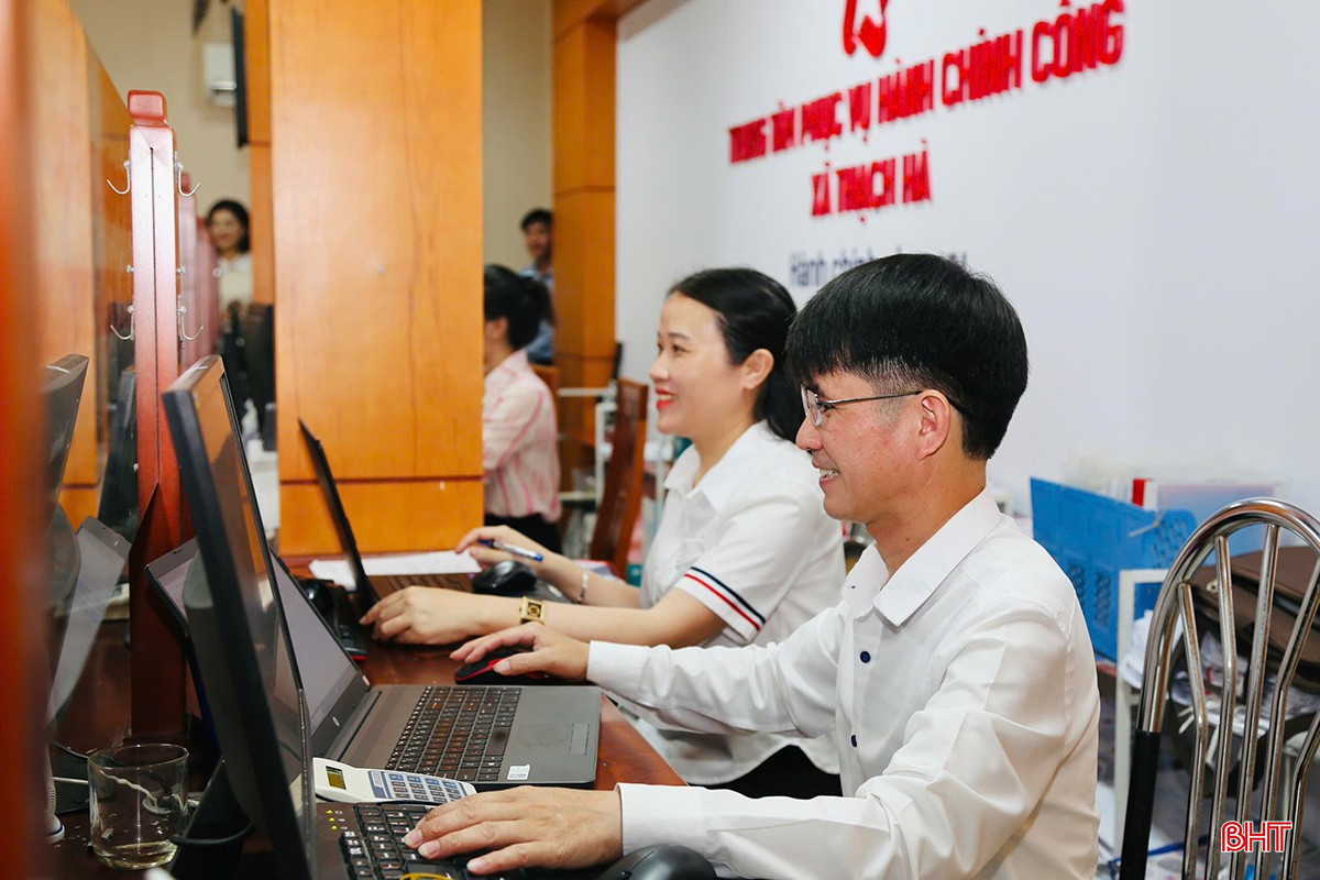 Vận hành thử nghiệm thông suốt trung tâm hành chính công cấp xã tại Hà Tĩnh ảnh 14 Vận hành thử nghiệm thông suốt trung tâm hành chính công cấp xã tại Hà Tĩnh ảnh 14