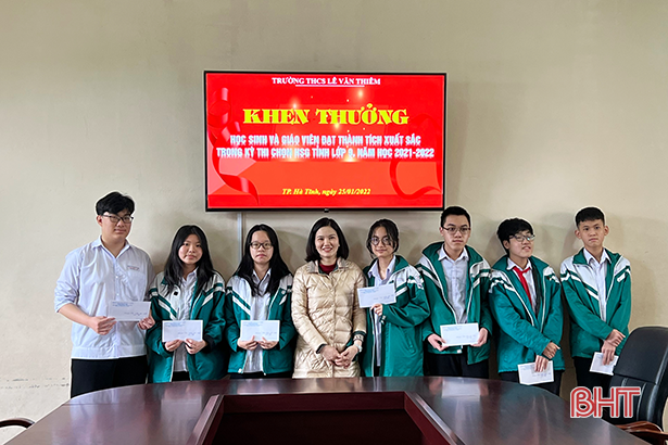 TP Hà Tĩnh dẫn đầu tại Kỳ thi Học sinh giỏi cấp tỉnh lớp 9