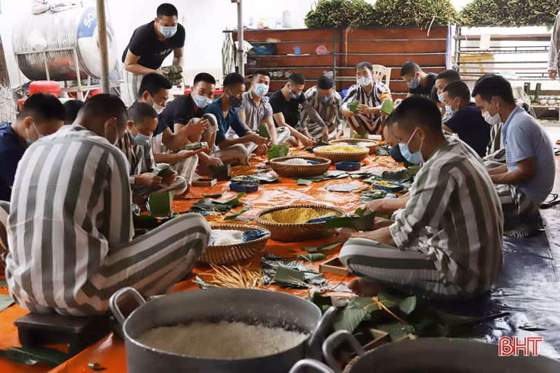 Tết đầy đủ, an toàn trong trại giam ở Hà Tĩnh