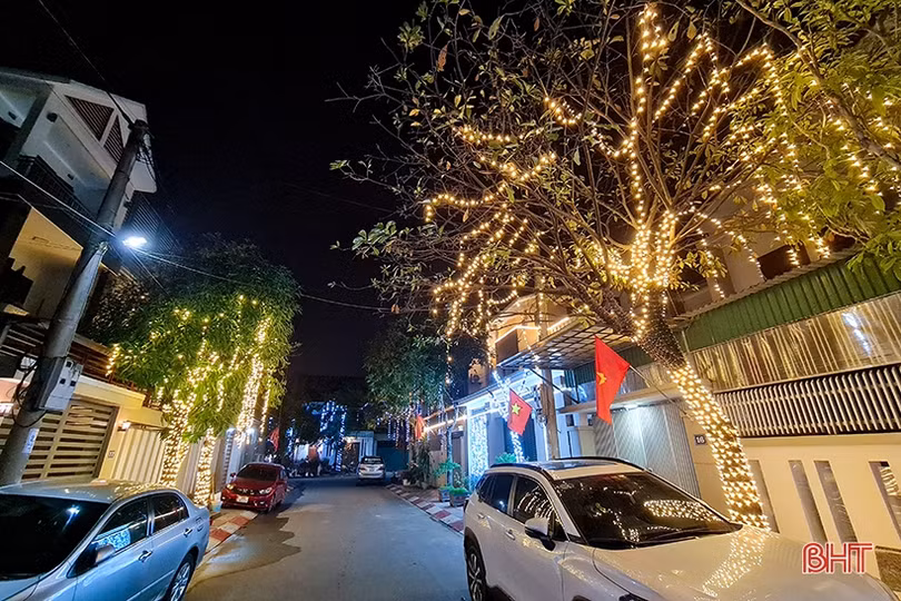 Phố phường Hà Tĩnh rực rỡ đón mừng xuân Nhâm Dần