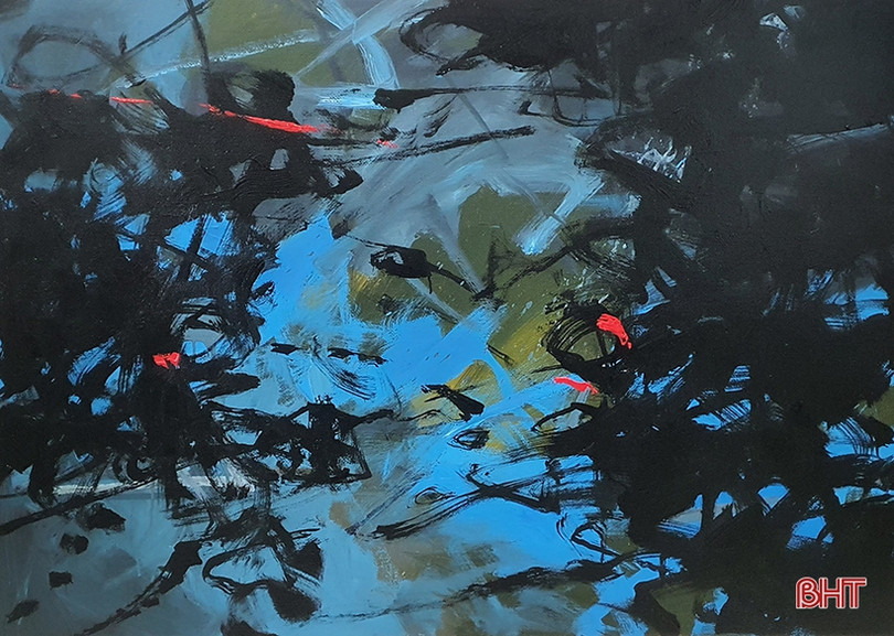 3 họa sỹ từ cố đô Huế mang “Sắc xuân” về với Hà Tĩnh