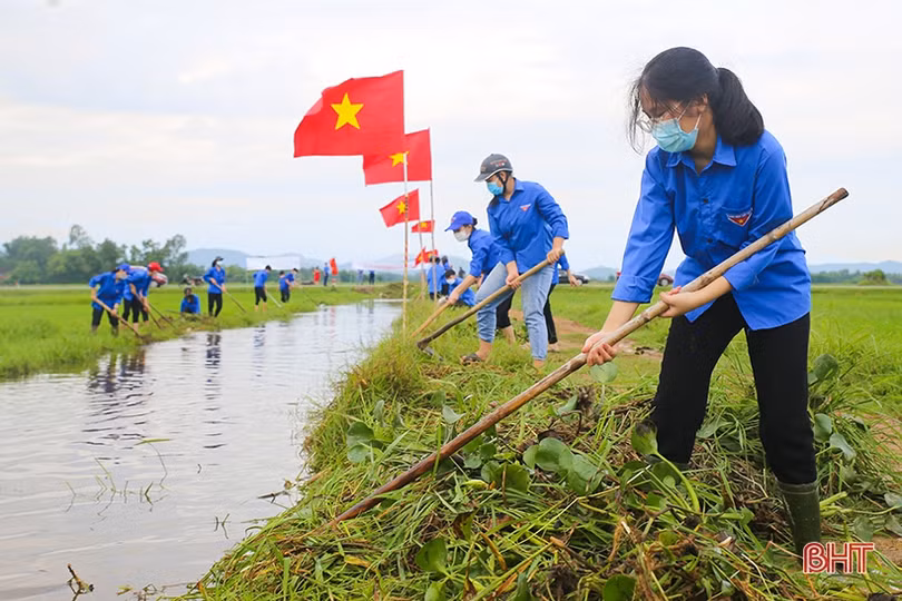 Tuổi trẻ Thạch Hà triển khai 33 công trình, phần việc trong tháng thanh niên