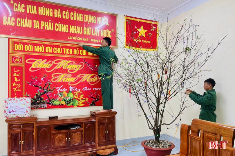 Tết ở Đồn Biên phòng Hương Quang