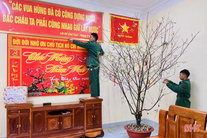 Tết ở Đồn Biên phòng Hương Quang