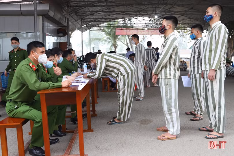 Tết đầy đủ, an toàn trong trại giam ở Hà Tĩnh