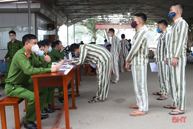 Tết đầy đủ, an toàn trong trại giam ở Hà Tĩnh