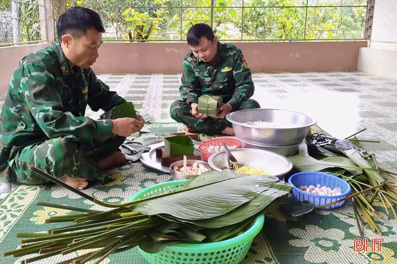 Tết ở Đồn Biên phòng Hương Quang