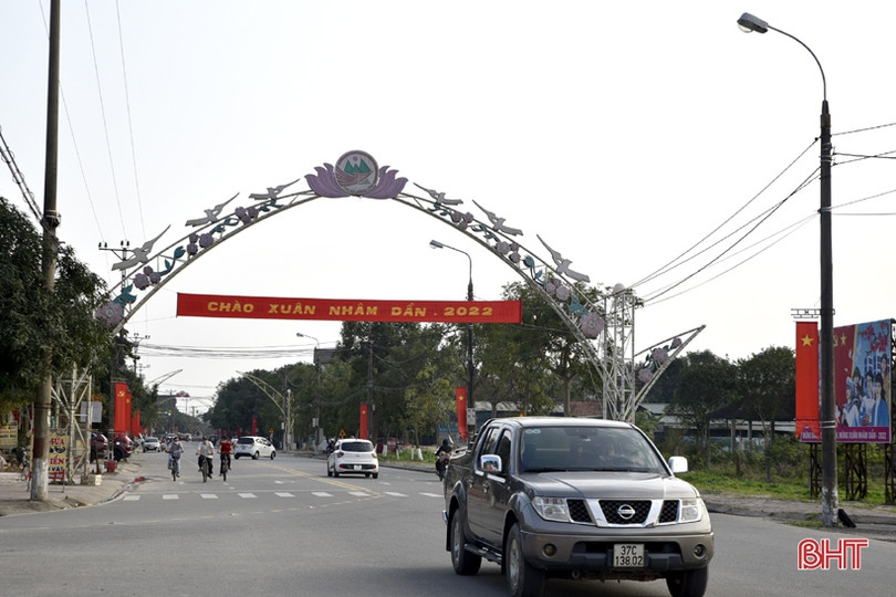 Sắc màu mừng Đảng, mừng xuân tại Thị xã Hồng Lĩnh