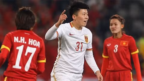 ĐT nữ Việt Nam 1-3 ĐT Trung Quốc: Nỗ lực tột cùng