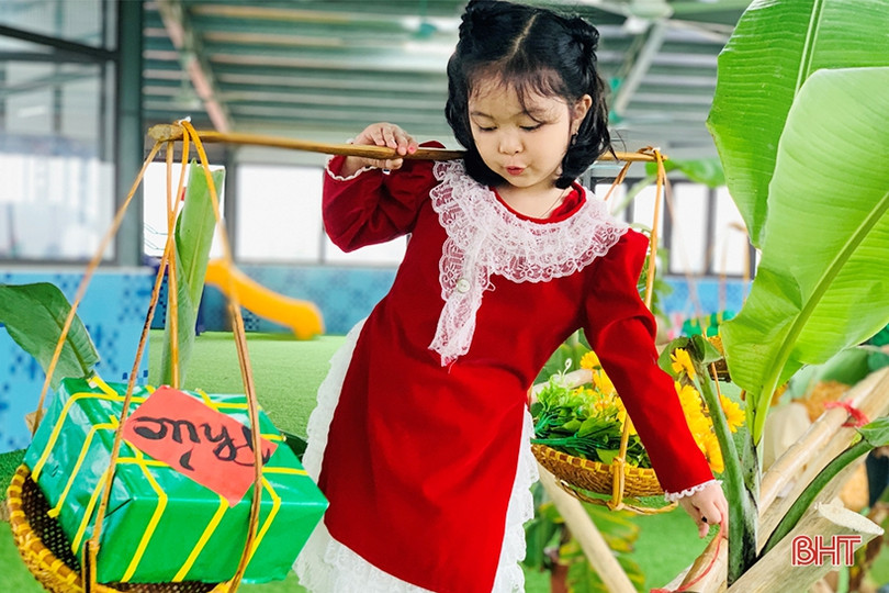 Bé Mầm non Trí Đức rộn ràng đón Xuân Nhâm Dần