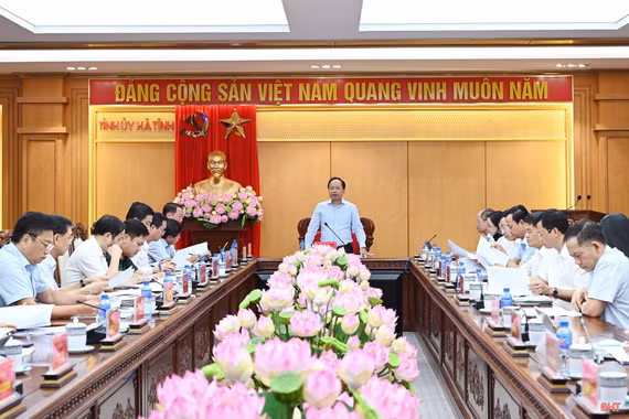 Ban Thường vụ Tỉnh ủy triển khai thông báo kết luận của đồng chí Tổng Bí thư, Chủ tịch nước Tô Lâm