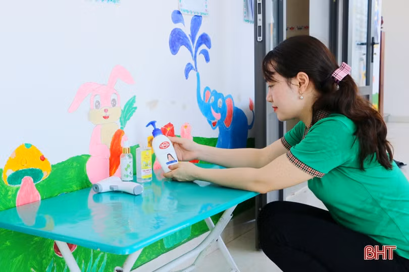 Trường lớp khang trang, sạch đẹp đón học sinh Hà Tĩnh tựu trường