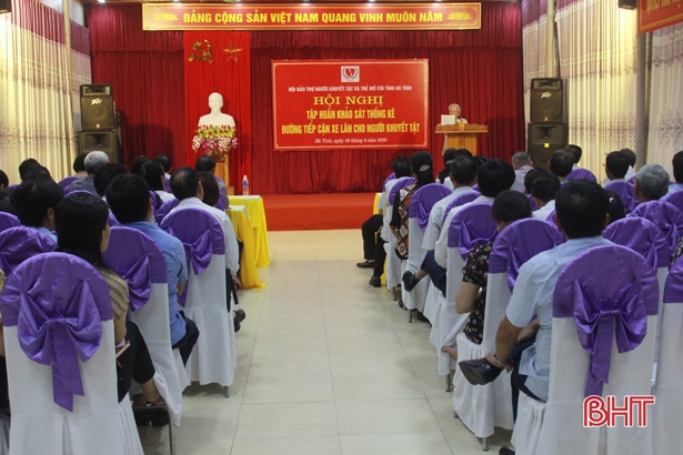 Khảo sát đường tiếp cận cho người khuyết tật Hà Tĩnh