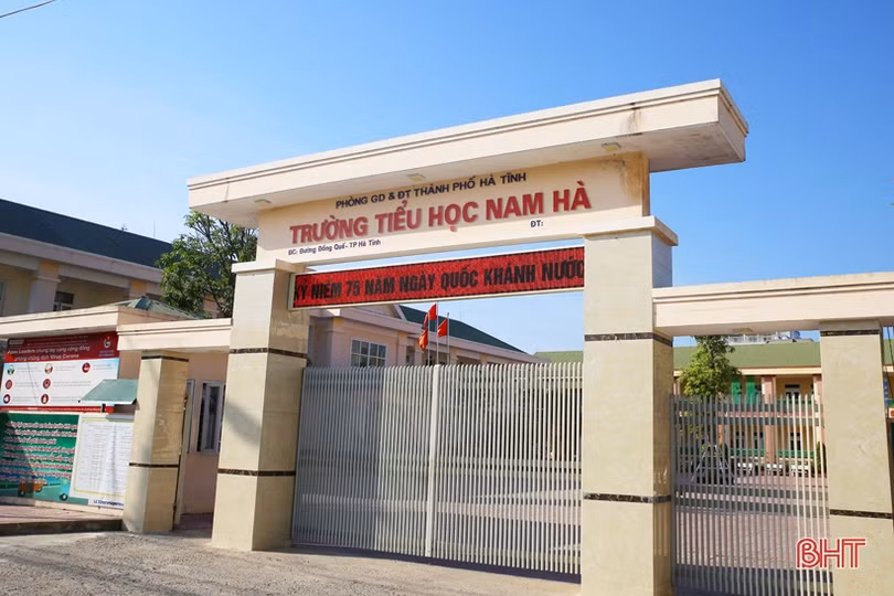 Trường lớp khang trang, sạch đẹp đón học sinh Hà Tĩnh tựu trường