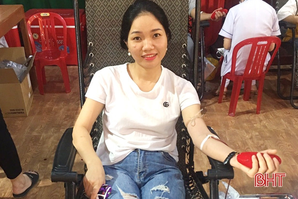 Bổ sung hơn 200 đơn vị máu vào ngân hàng máu ở Hà Tĩnh