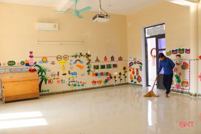 Trường lớp khang trang, sạch đẹp đón học sinh Hà Tĩnh tựu trường