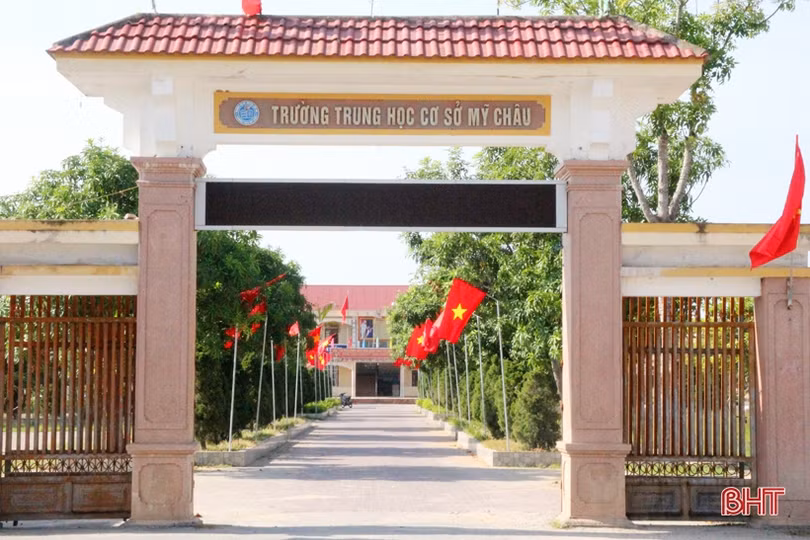 Trường lớp khang trang, sạch đẹp đón học sinh Hà Tĩnh tựu trường
