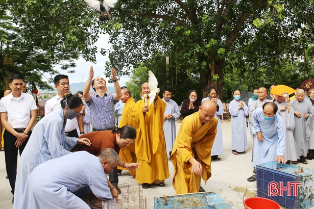 Thượng cờ Tổ quốc tại một số cơ sở tôn giáo ở Hà Tĩnh