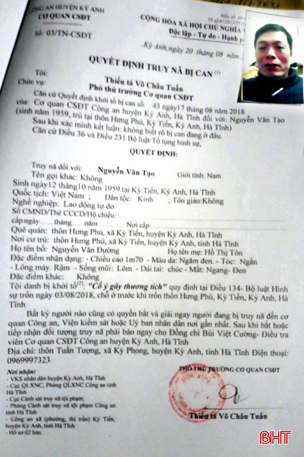 Bắt đối tượng sau 2 năm trốn nã