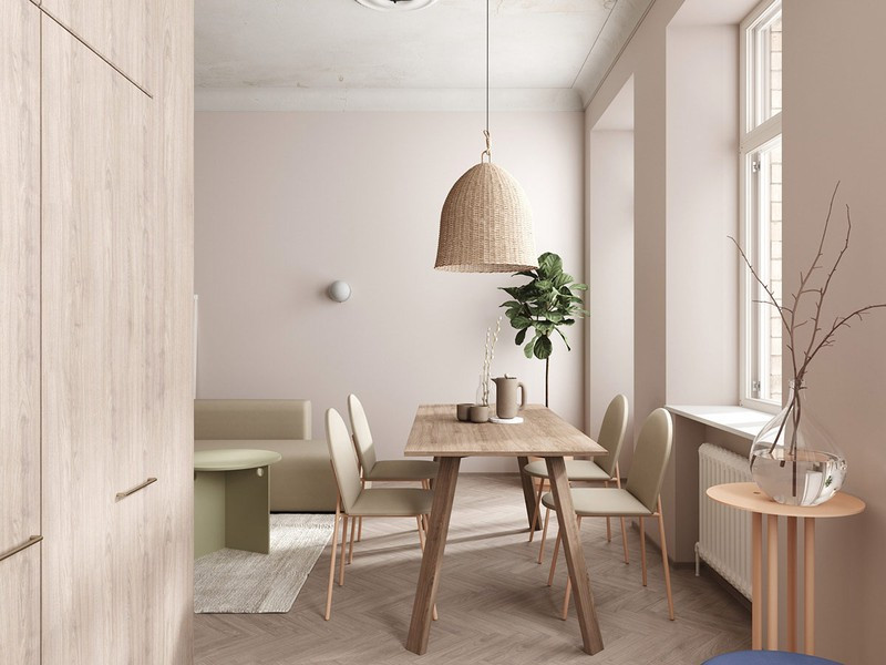 Căn hộ tối giản giúp gia chủ thoát khỏi lo toan bộn bề