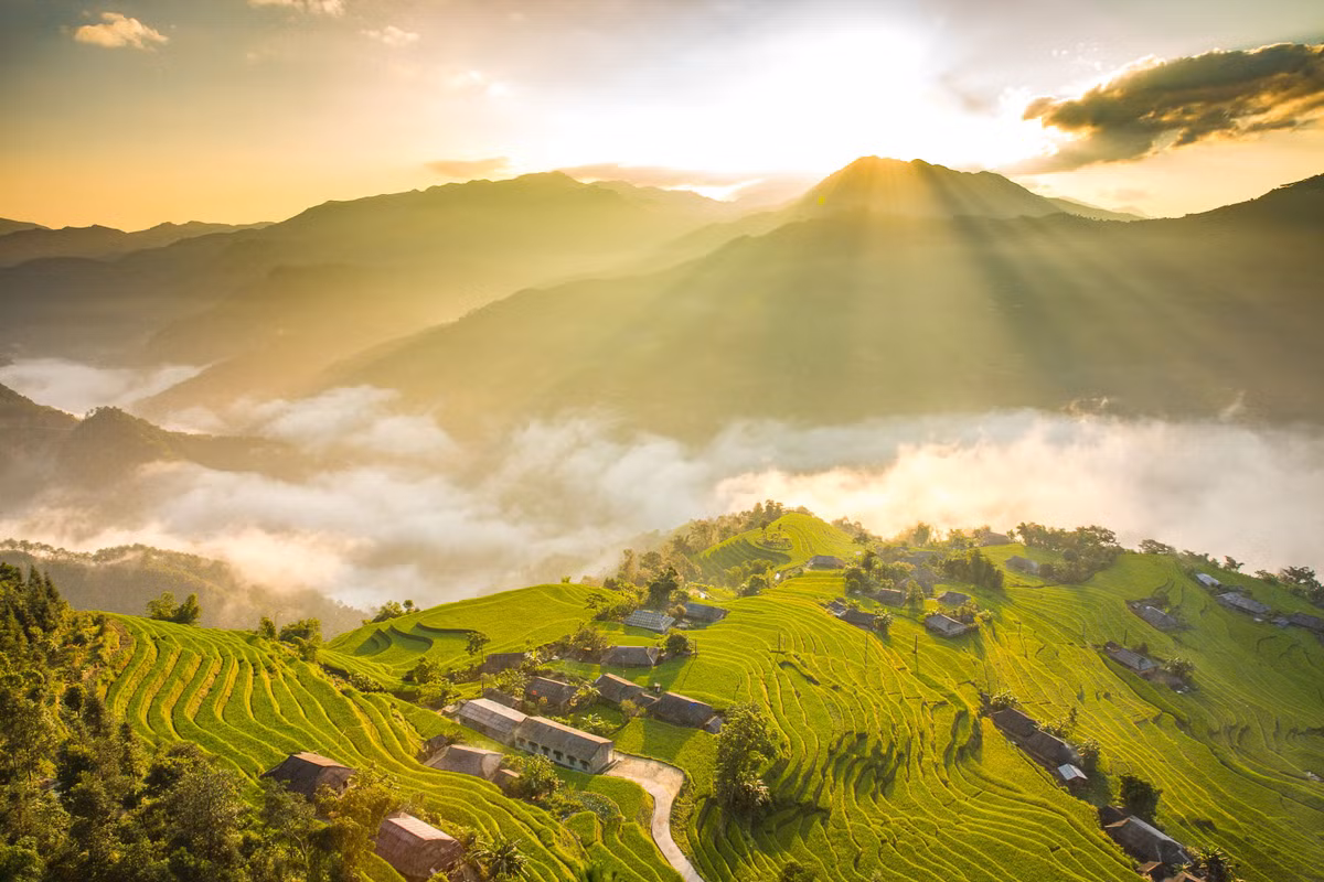 Hoàng Su Phì đẹp hút hồn mùa lúa chín