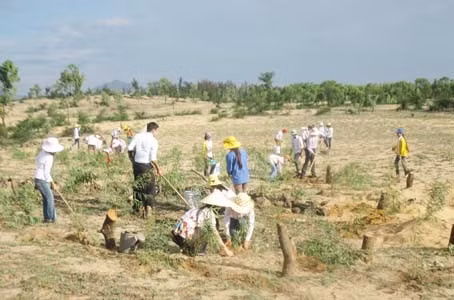 Học sinh Trường THCS Thịnh Lộc tham gia đóng phim