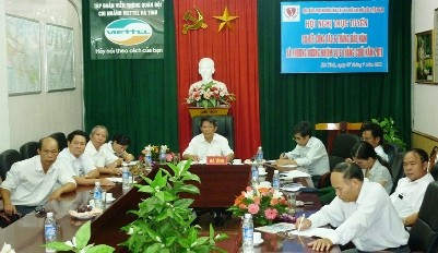 Các đại biểu tham dự Hội nghị tại đầu cầu Hà Tĩnh