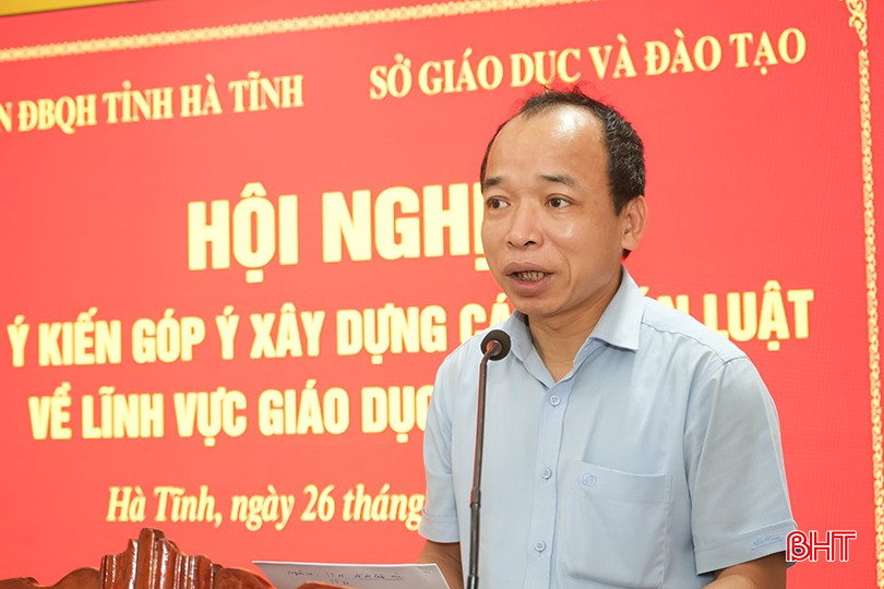 Thầy giáo Nguyễn Trường Thư – Hiệu trưởng Trường Tiểu học Thạch Linh đề xuất cần quy định chu kỳ thay đổi sách giáo khoa để đảm bảo tính ổn định bqbht_br_thay-thu.png