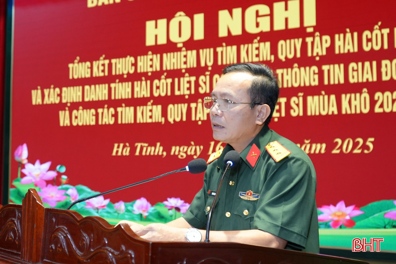 Thượng tá Trần Văn Sơn - Đội trưởng Đội Quy tập (Bộ CHQS tỉnh) xác định việc tìm kiếm và cất bốc hài cốt liệt sĩ trong thời gian tới sẽ có nhiều khó khăn, song toàn đội sẽ quyết tâm hoàn thành các nhiệm vụ được giao. bqbht_br_dt-son.png