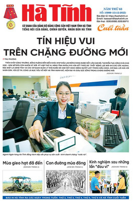 Báo in Hà Tĩnh ngày 13/12/2025