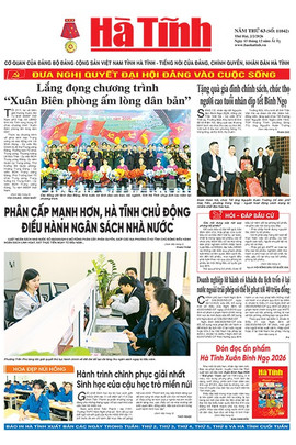 Báo in Hà Tĩnh ngày 2/2/2026
