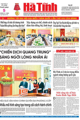 Báo in Hà Tĩnh ngày 5/12/2025