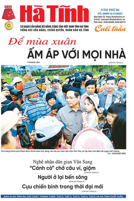 Báo in Hà Tĩnh cuối tuần ngày 6/12/2025