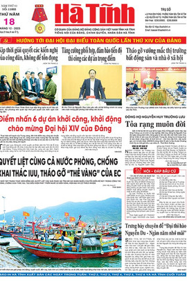 Báo in Hà Tĩnh ngày 18/12/2025