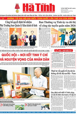 Báo in Hà Tĩnh ngày 6/1/2026