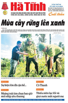 Báo in Hà Tĩnh cuối tuần ngày 25/10/2025