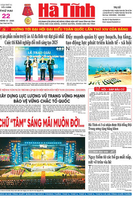 Báo in Hà Tĩnh ngày 22/12/2025