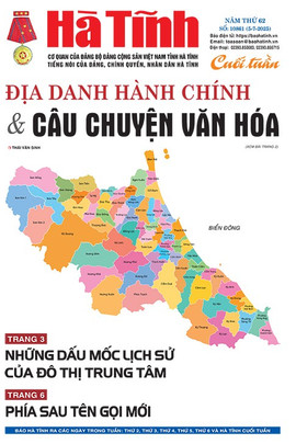Báo in Hà Tĩnh cuối tuần ngày 5/7/2025
