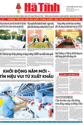 Báo in Hà Tĩnh ngày 7/1/2026