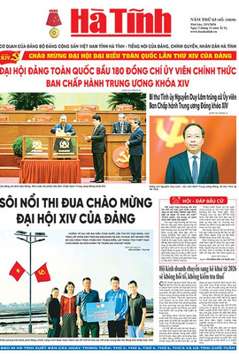 Báo in Hà Tĩnh ngày 23/1/2026