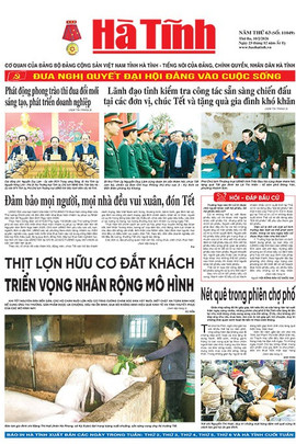 Báo in Hà Tĩnh ngày 10/2/2026