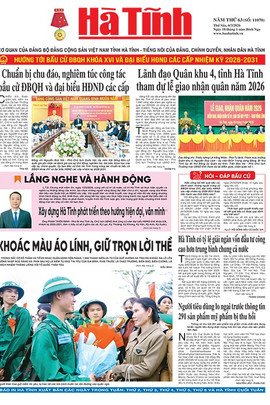 Báo in Hà Tĩnh ngày 6/3/2026