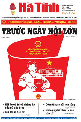 Báo in Hà Tĩnh cuối tuần ngày 14/3/2026