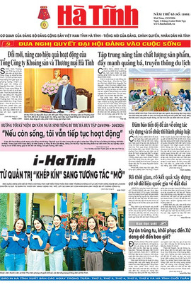 Báo in Hà Tĩnh ngày 19/3/2026