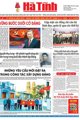 Báo in Hà Tĩnh ngày 3/2/2026